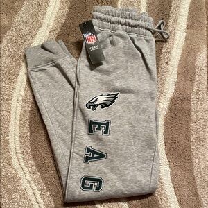 Eagles NFL Team Gray Joggers for Women